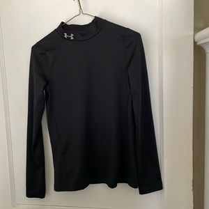 UNDER ARMOUR COLDGEAR Youth L Black Long sleeve Shirt
